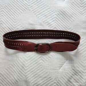 GAP Brown Genuine Leather Belt, Size Medium